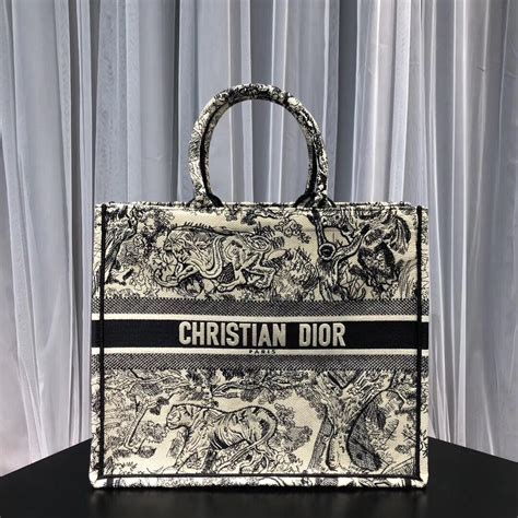 canvas dior tote bag